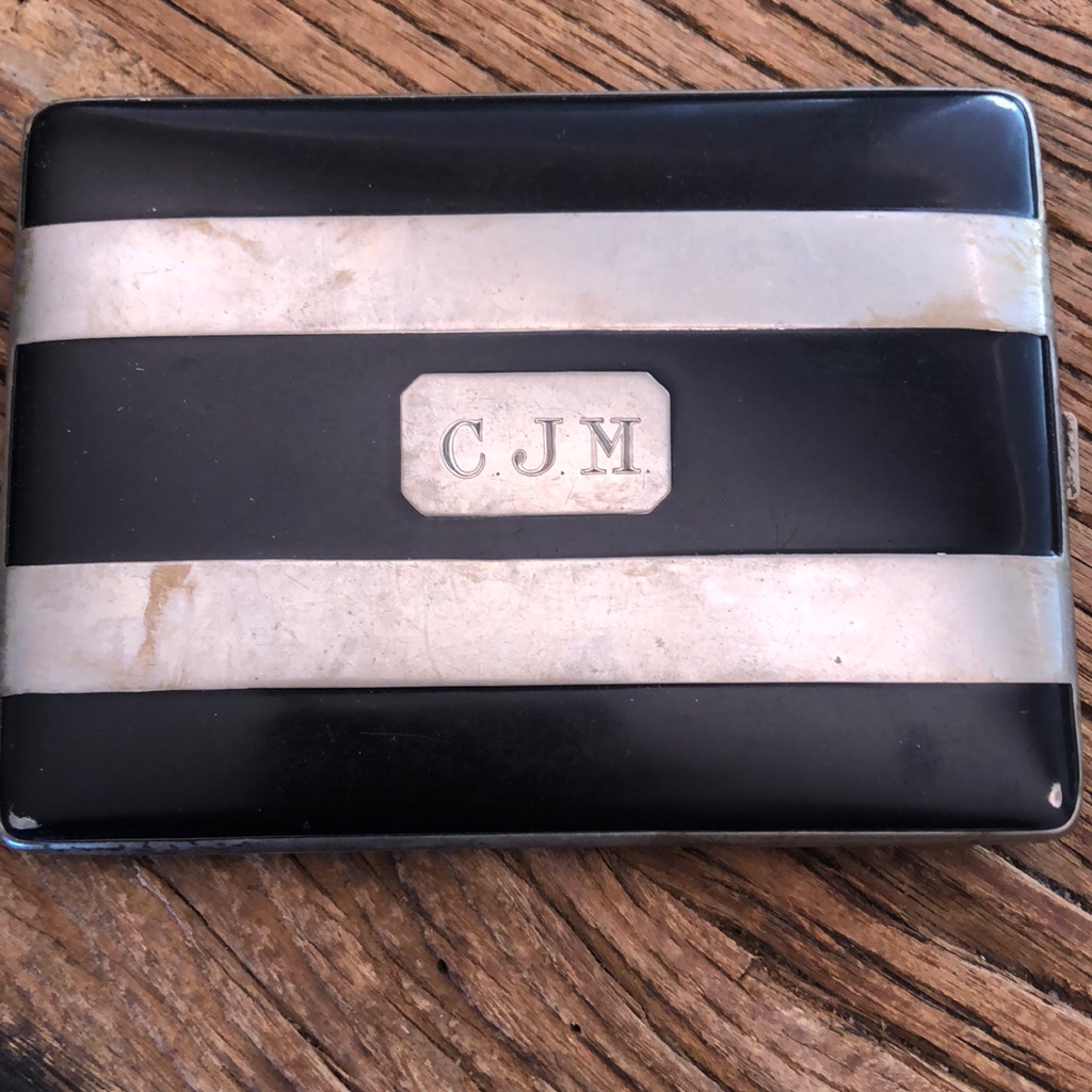Vintage Silver Business Card Holder Vintage Silver Business Card Holder